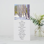 Carte commémorative de la fête de la vie (Debout devant)