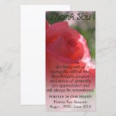 Carte commémorative de la fête de la vie, Carte co (Devant / Derrière)