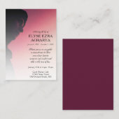 carte commémorative de la photo du côté gauche (Devant / Derrière)