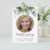 Carte commémorative de la Sympathie funéraire mode (Debout devant)