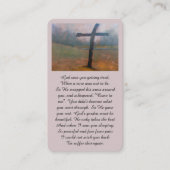 Carte commémorative de peinture à l'huile en mémoi (Devant)