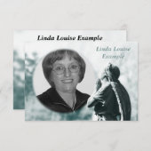 carte commémorative de prière d'ange (Devant / Derrière)