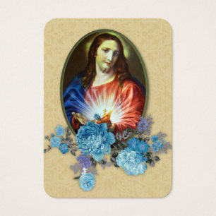 Carte commémorative de prière funéraire catholique