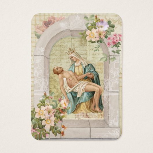 Carte commémorative de prière funéraire de Jésus e (Devant)