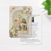 Carte commémorative de prière funéraire de Jésus e (Bureau)