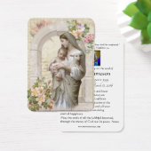 Carte commémorative de prière funéraire de la Vier (Bureau)