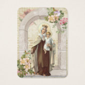 Carte commémorative de prière funéraire de la Vier (Devant)