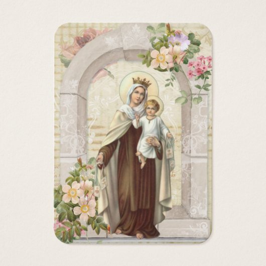 Carte commémorative de prière funéraire de la Vier (Devant)