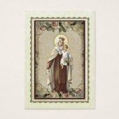 Carte commémorative de prière funéraire de la Vier (Devant)