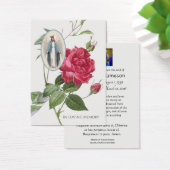 Carte commémorative de prière funéraire latine de  (Bureau)