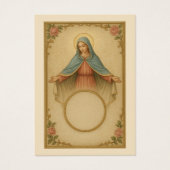 Carte commémorative de prières funéraires de la ca (Devant)