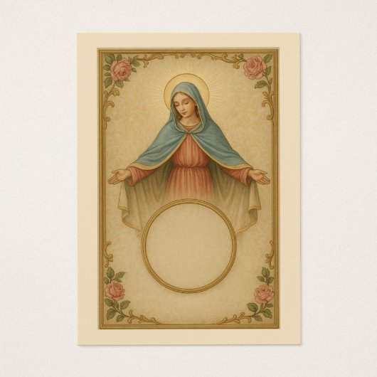 Carte commémorative de prières funéraires de la ca (Devant)