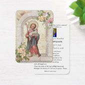 Carte commémorative de prières funéraires de l'Enf (Bureau)