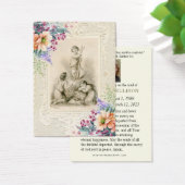 Carte commémorative des funérailles catholiques Jé (Bureau)