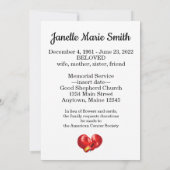 Carte commémorative Design Gants de boxe (Dos)