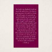 Carte commémorative Forever in Our Hearts (Dos)