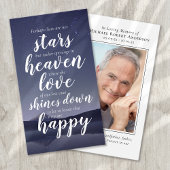 Carte commémorative funéraire du devis inspiré