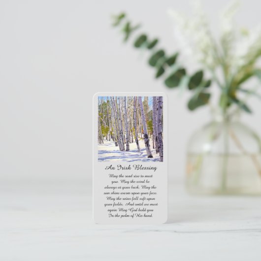 Carte commémorative funéraire moderne (Debout devant)