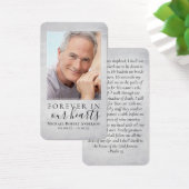 Carte commémorative Grey Forever in Our Hearts (Bureau)