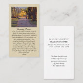 Carte commémorative In Love Memory Countryside (Devant / Derrière)