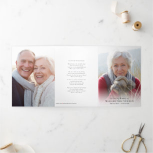 Carte commémorative In Loving Memory Photo Memorie
