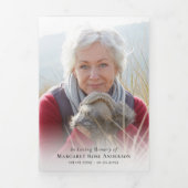 Carte commémorative In Loving Memory Photo Memorie (Page de couverture)