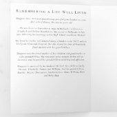 Carte commémorative In Loving Memory Photo Memorie (Intérieur en premier)