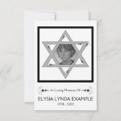 carte commémorative juive (Devant)