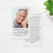 Carte commémorative Marble Forever dans nos coeurs (Bureau)