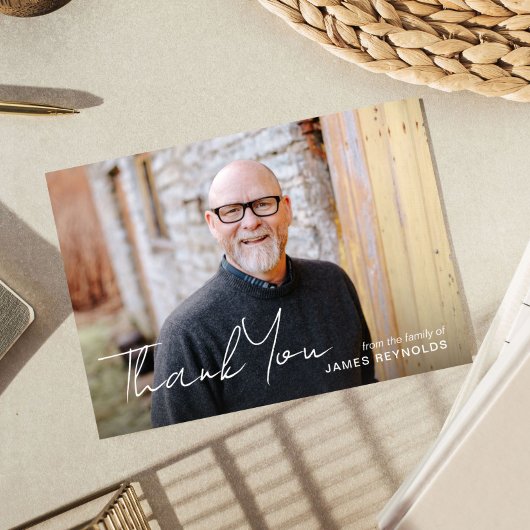 Carte commémorative Merci Sympathy