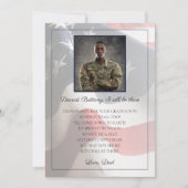 Carte commémorative militaire du soldat au grade s (Devant)