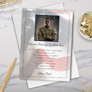 Carte commémorative militaire du soldat au grade s
