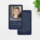 Carte commémorative Navy Blue Forever dans nos coe (Bureau)