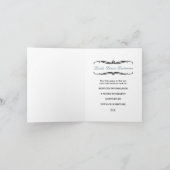 carte commémorative : oiseaux sur écran de silhoue (Intérieur)