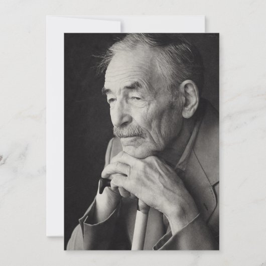 Carte commémorative personnalisée Sympathie photo  (Devant)