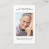 Carte commémorative photo inspirante du budget (Devant)