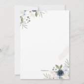 Carte commémorative pour bébé adoré (Dos)