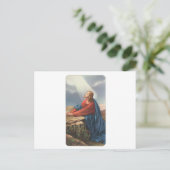Carte commémorative représentant Jésus (Debout devant)