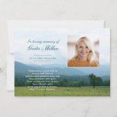 Carte commémorative Smoky Mountains (Devant)