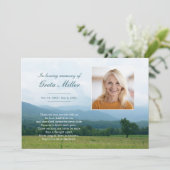 Carte commémorative Smoky Mountains (Debout devant)