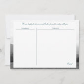 Carte commémorative Smoky Mountains (Dos)