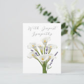 Carte commémorative Sympathy (Debout devant)