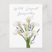 Carte commémorative Sympathy (Devant)