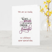 CARTE **COMMENÇONS LA FÊTE** CÉLÉBRER *VOUS* (Fleur jaune)