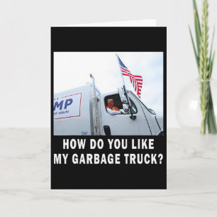 Carte Comment aimez-vous mon camion de garage votant Tru