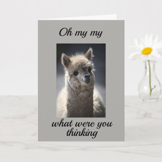 CARTE COMMENT AVEZ-VOUS FAIT ÇA POUR 40 ANS ? (Petite plante)