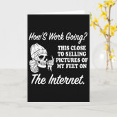 Carte Comment ça se passe au travail ? (Fleur jaune)