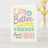 Carte COMMENT CELA S'EST-IL PASSÉ "70e ANNIVERSAIRE" Car (Fleur jaune)