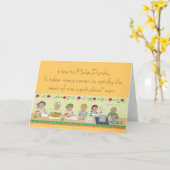 Carte Comment faire Pyrohy (Fleur jaune)