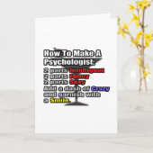 Carte Comment faire un psychologue (Fleur jaune)